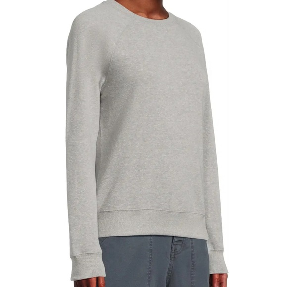 Prana Tops - Women’s Prana Cozy Up Hemp Blend Crewneck Pullover Heather Gray Sweatshirt M